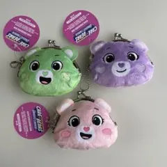 CARE BEARS ケアベア フェイスがま口 3個セット