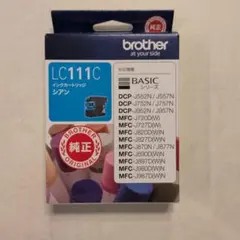 Brother 純正 インクカートリッジ LC111C シアン　 新品　未使用☆のサムネイル