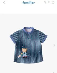 familiar チェック柄 Tシャツ 新品タグ付き - メルカリ