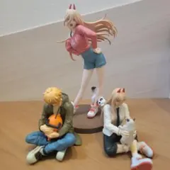チェンソーマン　デンジ&ポチタ　パワー&ニャーコ　フィギュア