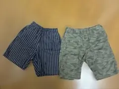 【GU・UNIQLO ハーフパンツ】2枚セット　140