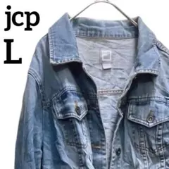 希少✨️jcp【L】ジェーシーピー デニムジャケット Gジャン ライトブルー
