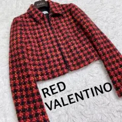 極美品 VALENTINO ヴァレンティノ ジャケット ツイード ショート丈