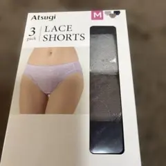Atsugi LACE SHORTS 3枚組 Mサイズ グレー 茶 紺のサムネイル