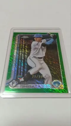 柴田獅子【99枚限定RC】topps chrome 2025 NPB