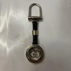 GUCCI オールドグッチ ヴィンテージ GG ロゴ リング キーホルダー