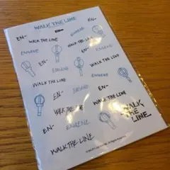 韓国 韓国限定 ENHYPEN WALK THE LINE ステッカー