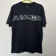 【美品】UNDER ARMOURスリーブTシャツグラフィックブラック　S