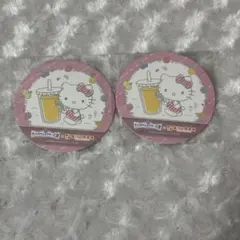 サンリオ 果汁工房果琳 コースター ハローキティ まとめ売り
