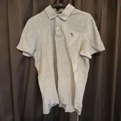 アバクロ　ポロシャツ　グレー