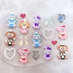 【 新品 】大人気❣️ ダッフィーフレンズ Disney ネイルパーツ