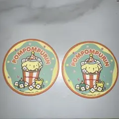 ポムポムプリン コースター ハーモニーランド限定　2枚セット