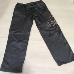 【美品150サイズ】adidas CLIMAWARMジャージパンツグレーブラック