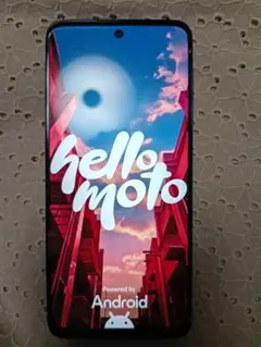 ヒビありMotorola moto g64y 5g スマートフォン 本体 ブルー - メルカリ