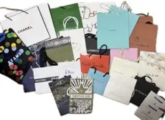 【まとめ売り】ブランドショップ袋31点 CHANEL, GUCCI, Dior…