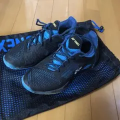 YONEX SONICAGE 2 テニスシューズ ブラック/ブルーオムニクレー