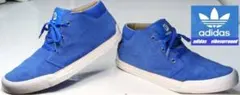 【激レア】adidas 青 スエード ハイカットスニーカー