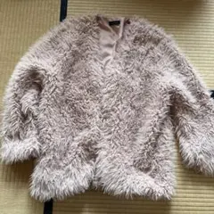 Janiss ファーコート ピンクベージュのサムネイル