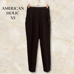AMERICANHOLIC ブラウン　テーパードパンツ　XSサイズのサムネイル