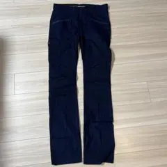 ネイビー ストレートレッグ カーゴパンツ