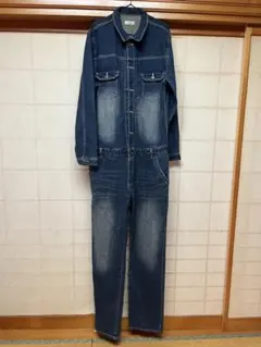 デニムオーバーオール オーバーオール