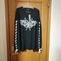 レア✨️タグ付き未使用✨️PSYCHO NATION 袖 編み上げ ロンT 44のサムネイル
