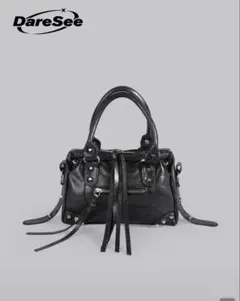 y2k グランジ バッグ SHEIN 黒