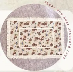 【merry jenny】bear and bear jacquard rug