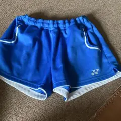 YONEX 青 ショートパンツ M