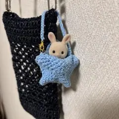 134)ミニチュアドールお出かけ星ケース／ハンドメイド