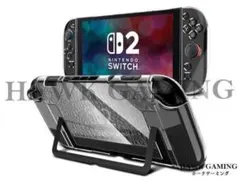 Switch 2 本体 カバー 分体式設計 PC+TPU素材 クリスタルクリア