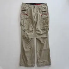 y2k トミーヒルフィガー カーゴパンツ L ベージュ ポケット多数 日本製のサムネイル