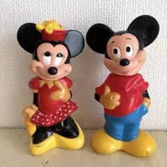三菱銀行 ミッキーマウス ミニーマウス 特大貯金箱約50cm 【非売品