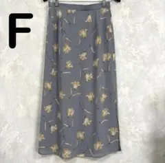 【美品】Addenda RENOWN 花柄 ロングスカート フレアスカート F