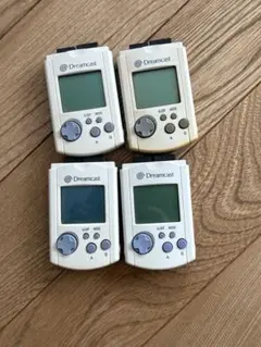 ドリームキャスト メモリカード 4個セット　ビジュアルメモリー