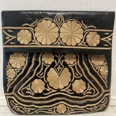 本革クラッチバッグ（Lサイズ）ブラック