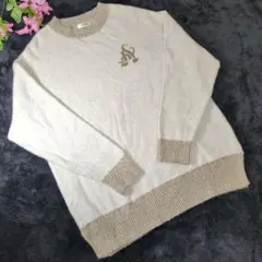 ✨Ambre Neige★Ｆ✨ベージュ クルーネック 長袖ニットのサムネイル
