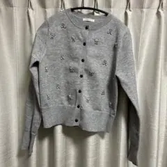 テチチ　ニットビジューカーディガン