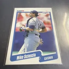 MLB MIKE SCIOSCIA 1990 FLEER