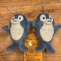 トムとジェリー　可愛い逃亡者マスコット　ぬいぐるみ　さかな2種セット