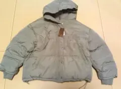 未使用 レディース ダウンジャケット Lサイズ 秋冬 緑 グリーン