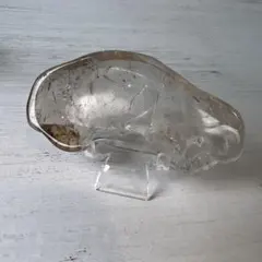 天然石 デンドリヒーラー共生スモーキー水晶　車のトレイ