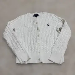 Polo Ralph Lauren ホワイトカーディガン S 130
