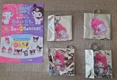 値下げ❗マイメロディ キーホルダー2種 4個　未使用　宇佐美コラボ