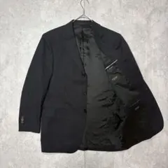 美品 BURBERRY BLACK LABEL テーラードジャケット ストライプ