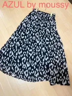 AZUL by moussy フレアロングスカート