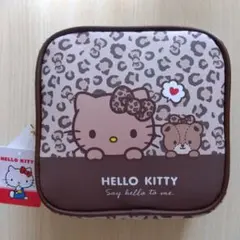 サンリオ　ハローキティ　ヒョウ柄ポーチ　しまむら