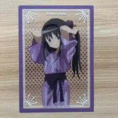 暁美ほむら 魔法少女まどかマギカ 極楽湯 RAKU 非売品 特典　クリアカード