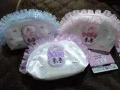 esther bunny　フリルポーチ3点セット