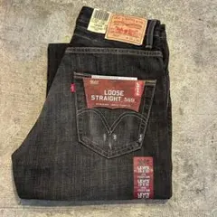 デッドストック Levi's 569 リーバイス デニム パンツ 黒 29x30のサムネイル